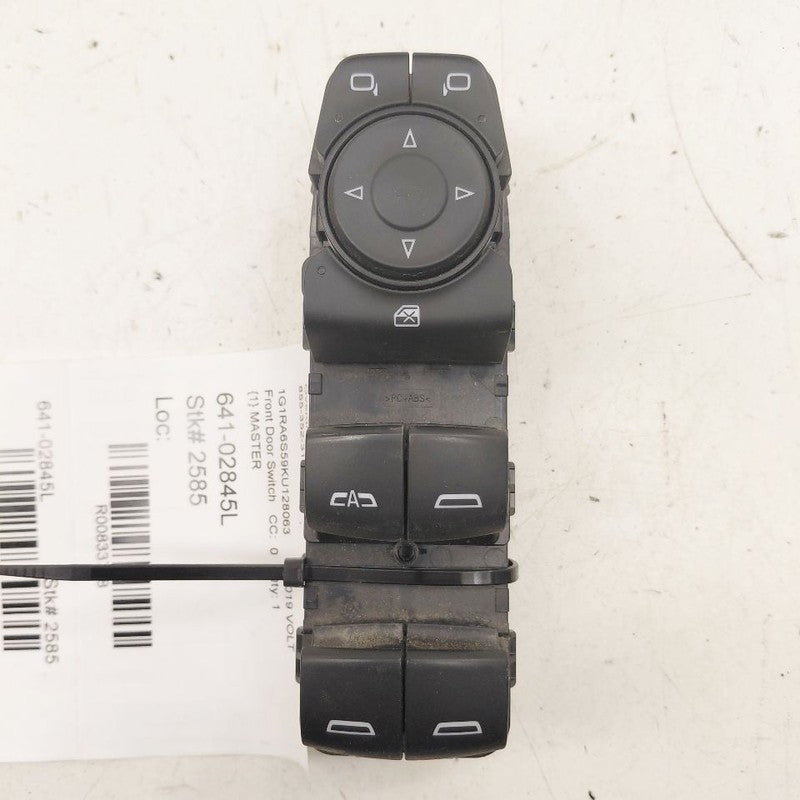 Driver's Front Door Master Mirror And Window Switch Fits 16-25 Chevy M