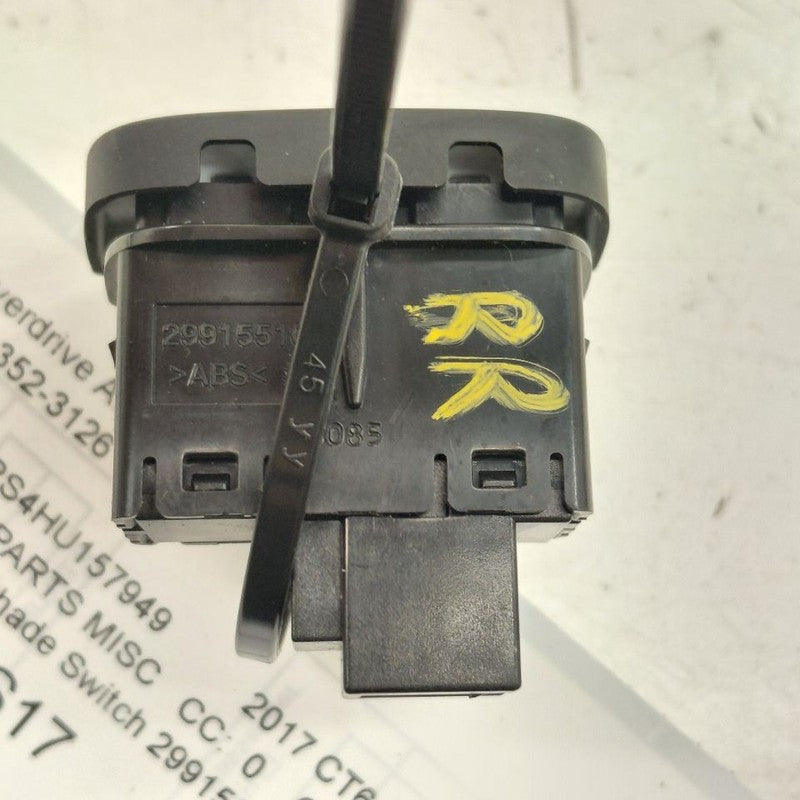 Cadillac CT6 Passenger Right Rear Door Shade Switch {299155105} 2018 2