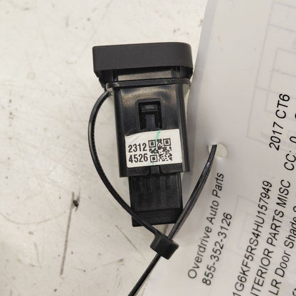 Cadillac CT6 Left Rear Door Shade Switch {299155105} 2018 2017 2016