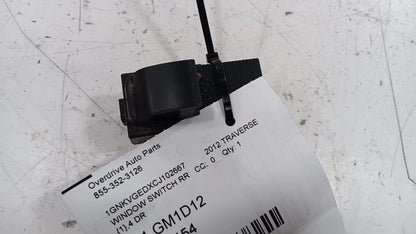 Chevy Traverse Power Window Switch Right Passenger Rear  2010 2011 201