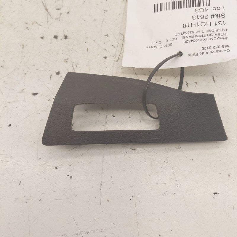 Honda Clarity Driver Left Front Door Trim {83553TRT} 2018 2019 2020
