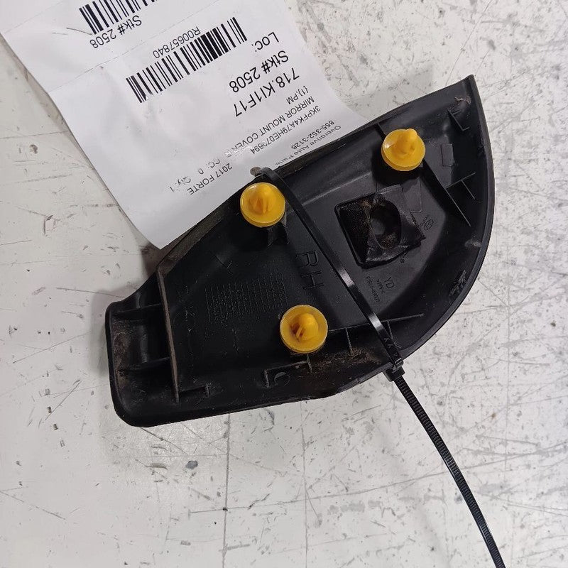 Kia Forte Mirror Mount Cover Door Trim Right Passenger  2015 2016 2017 2018