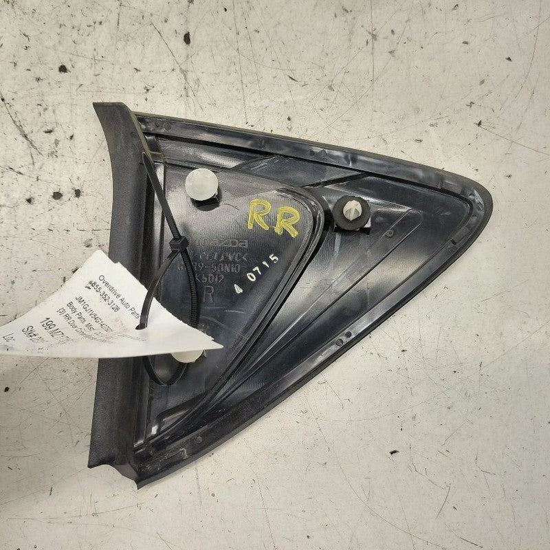 Mazda 6 Passenger Right Rear Door Corner Molding {GJR950N10} 2016 2015