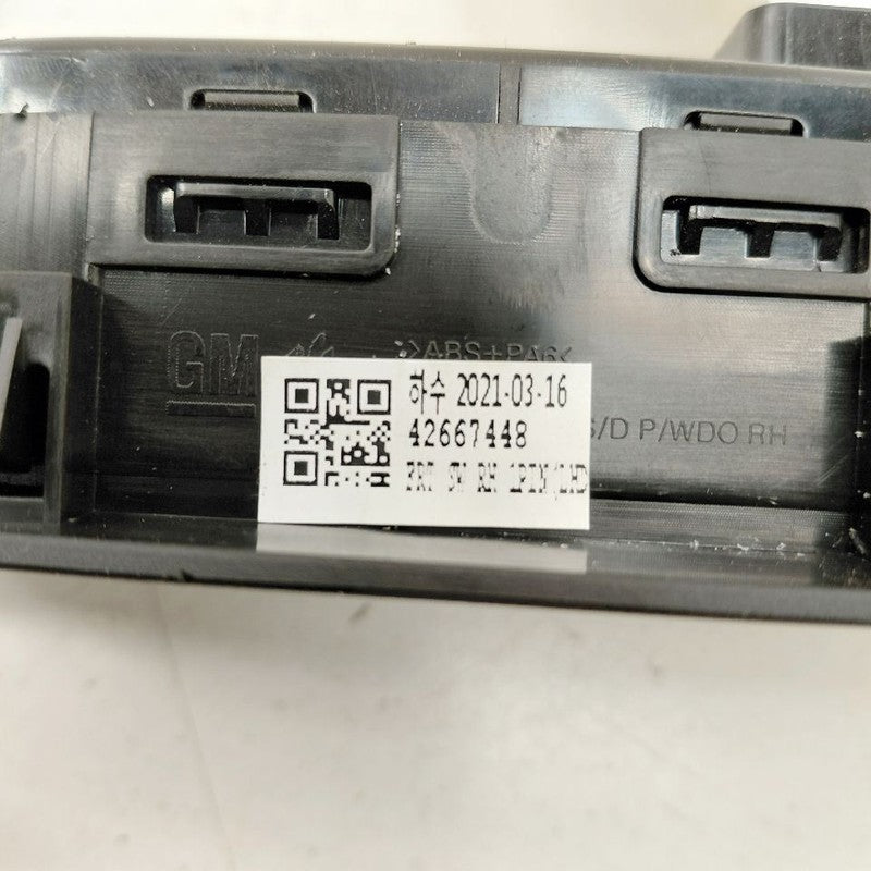 Buick Encore GX Power Window Switch Right Passenger Front  2020 2021 2
