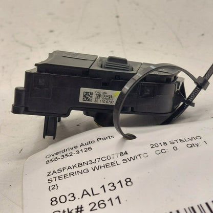 Alfa Romeo Stelvio Steering Wheel Control Switch  2018 2019 2020 2021