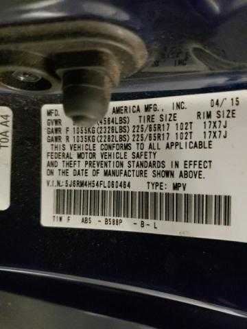 Honda CR-V Passenger Right Rear Fender Flare Extension 2012 2013 2014 2015 2016