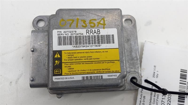 Computer Control Module Fits 04 VUE