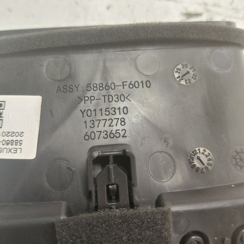 Lexus NX350 Heat Heater AC Air Vent Rear Back  2022 2023 2024 2025