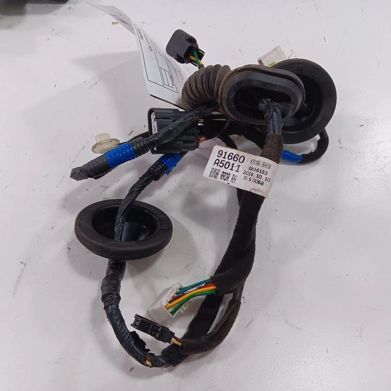 Hyundai Elantra Door Harness Wire Wiring Right Passenger Rear  2017 2016 2015 