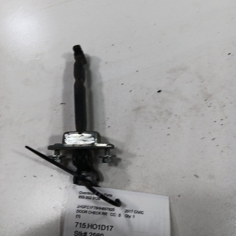 Honda Civic Door Check Right Passenger Rear Hinge Stopper Detent  2018 2017 2016