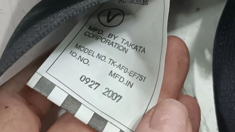 Lexus LS460 Seat Belt Strap Retractor Center Middle Rear Back  2007 2008 2009