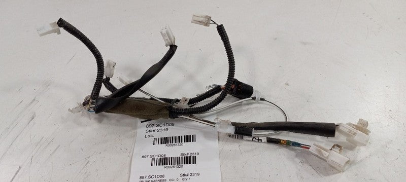 XD Scion Rear Back Trunk Lid Hatch Wire Wiring Harness 2008 2009 2010 