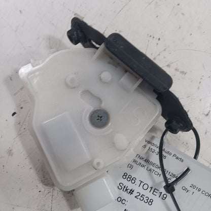 Toyota Corolla Trunk Latch  2019 2020 2021