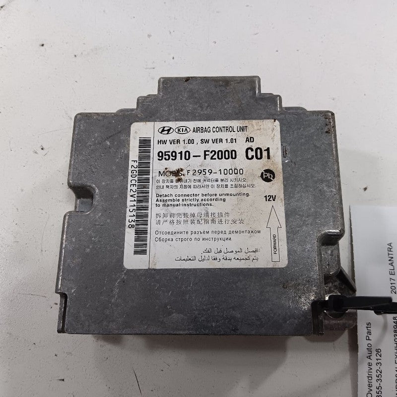 Control Module Sedan Turbo Fits 17-18 Hyundai Elantra  OEM