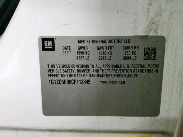 22775323 Computer Control Module Communication On Star UE1 Opt Upf 12 CHEVY MALIBU