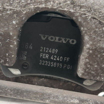 Left Rear Brake Caliper Solid Brake Rotor Fits 14-18 Volvo S60