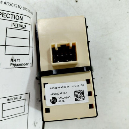 Hyundai Elantra Power Window Switch Right Passenger Rear  2024 2023 20