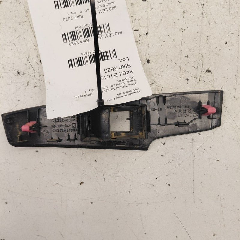 Lexus IS350 Window Switch Bezel Left Rear 2020 2019 2018