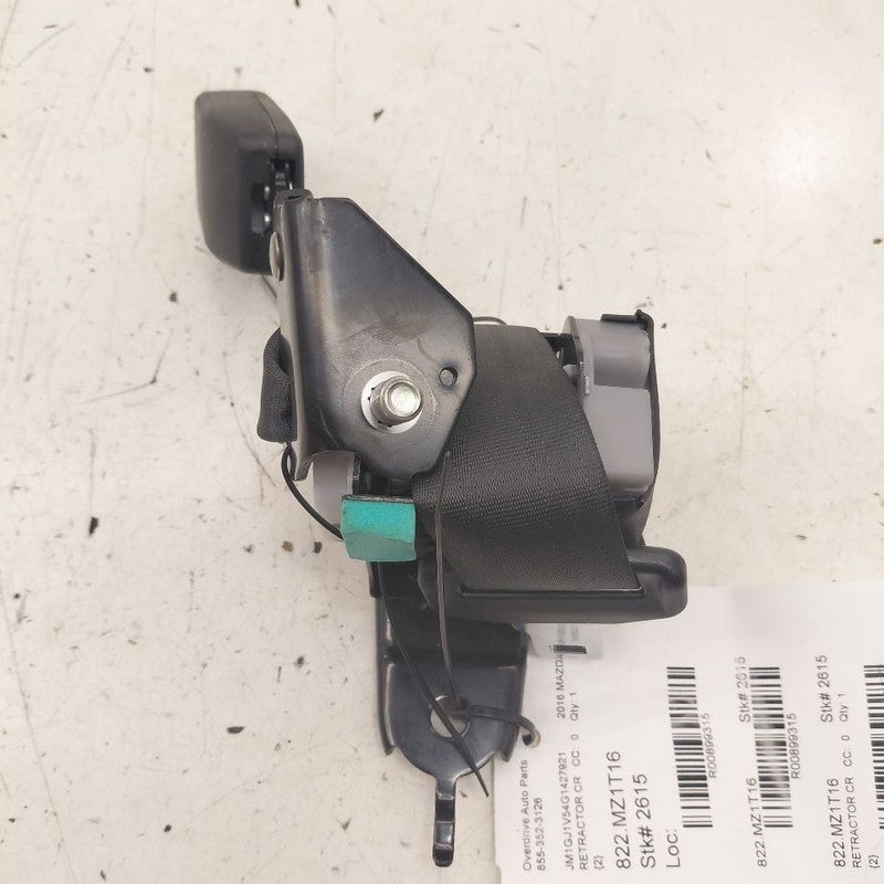 Mazda 6 Seat Belt Strap Retractor Center Middle Rear Back  2016 2015 2