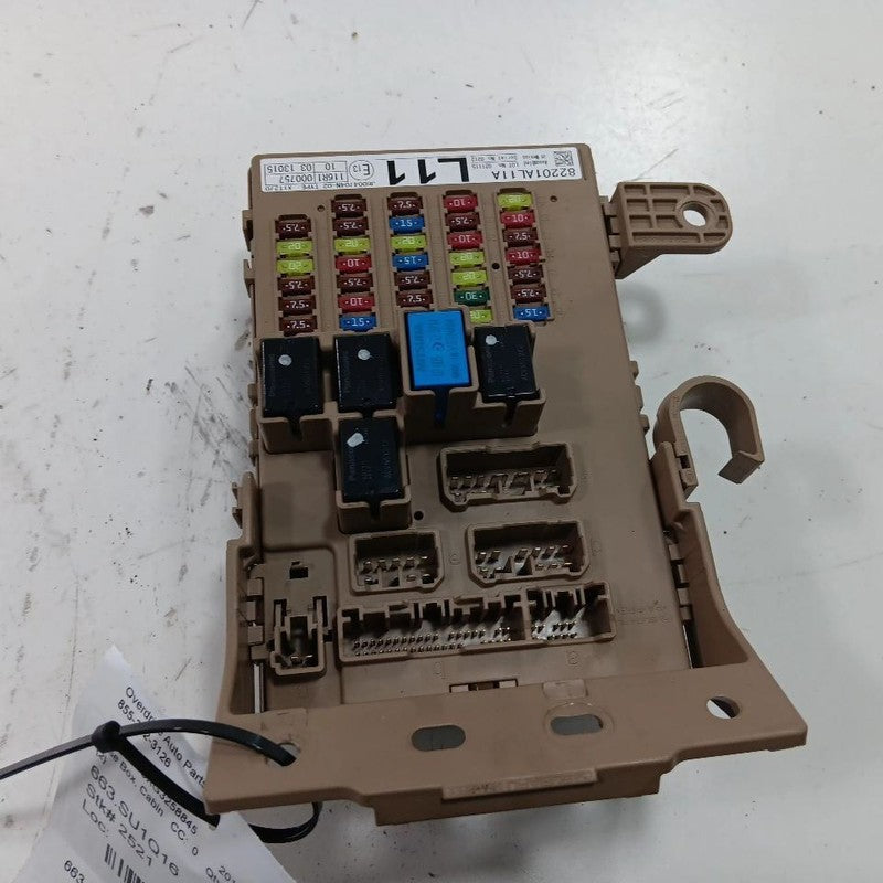 Subaru Outback Legacy Cabin Fuse Box Interior Inner Under Dash  2018 2017 2016