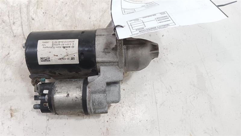 25200067 Engine Starter Motor VIN B 8th Digit Opt Luv Fits 14-19 Buick Encore