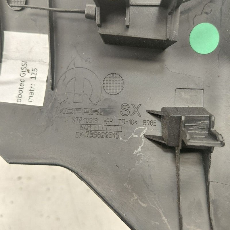 2018 Fiat 500 X Model Driver Left Front Lower Trim Floor Cover {735622
