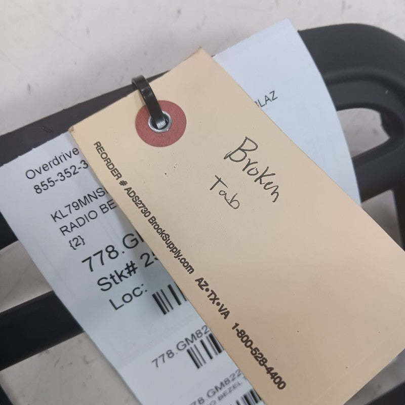 Chevy Trailblazer Radio Bezel Trim Dash Surround  2021 2022 2023 2024 2025