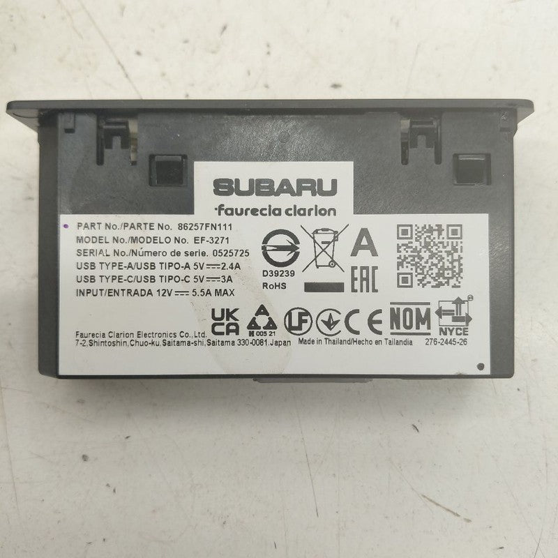 Subaru XV Crosstrek USB Plug In Hub Port  2025 2024