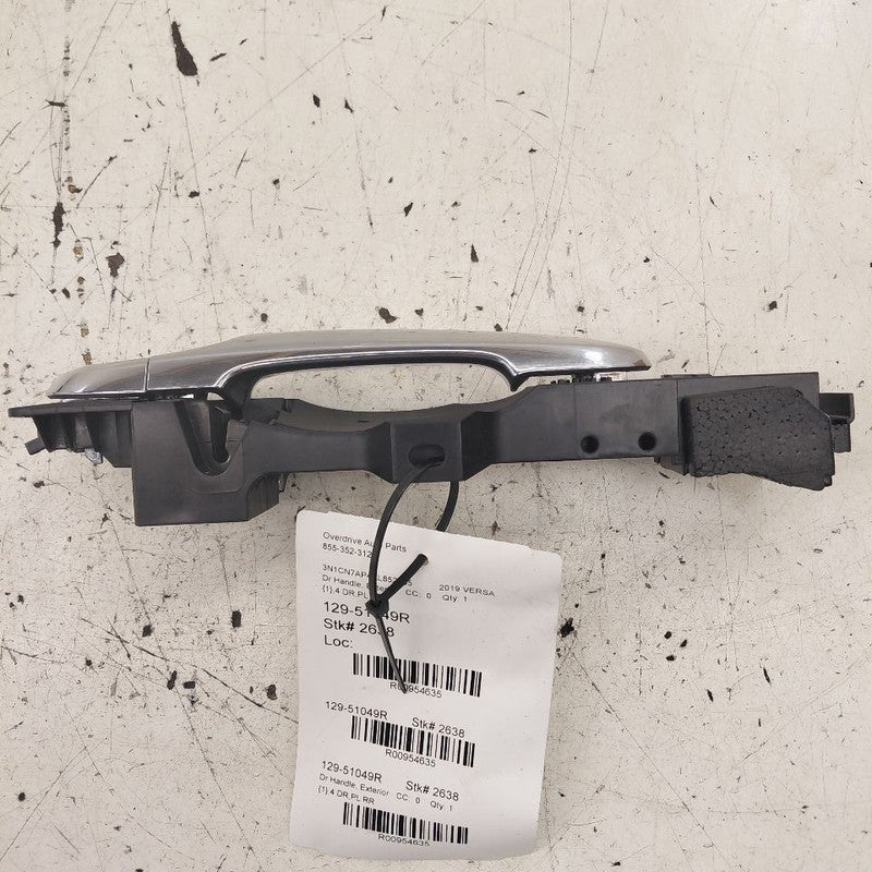 Passenger Right Rear Door Handle Exterior Fits 12-19 Nissan Versa