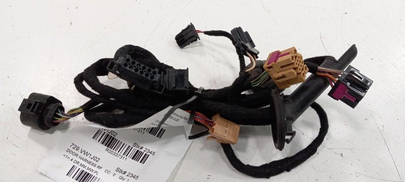 Volkswagen Jetta Door Harness Wire Wiring Right Passenger Front 2003 2