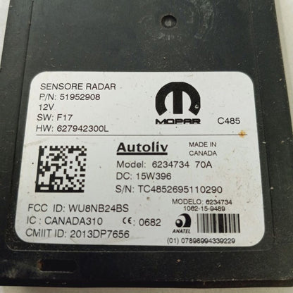 Forward Collision Warning Radar Unit {51952908} 4 Door X Model  16-17 