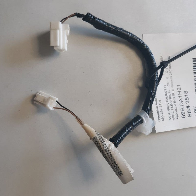 Nissan Versa Console Box SUB Harness {240165RL0A} 2023 2022 2021 2020
