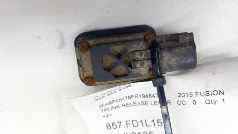 Ford Fusion  Trunk Latch Release Handle Lever Switch2013 2014 2016 2017 2018