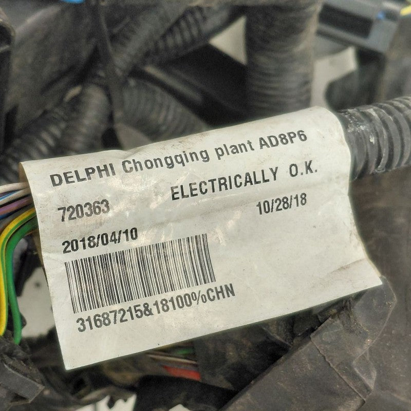 Volvo S60 Engine Wire Wiring Harness  2.0 2018 2017 2016