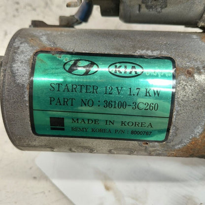 Engine Starter Motor Fits 16-21 Kia Sedona