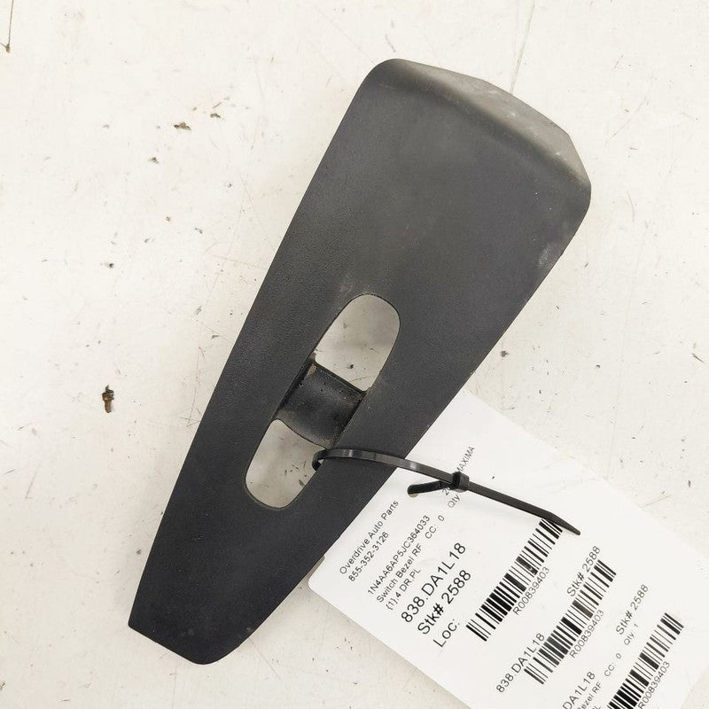 Nissan Maxima Window Switch Bezel Trim Right Front 2018 2017 2016 OEM