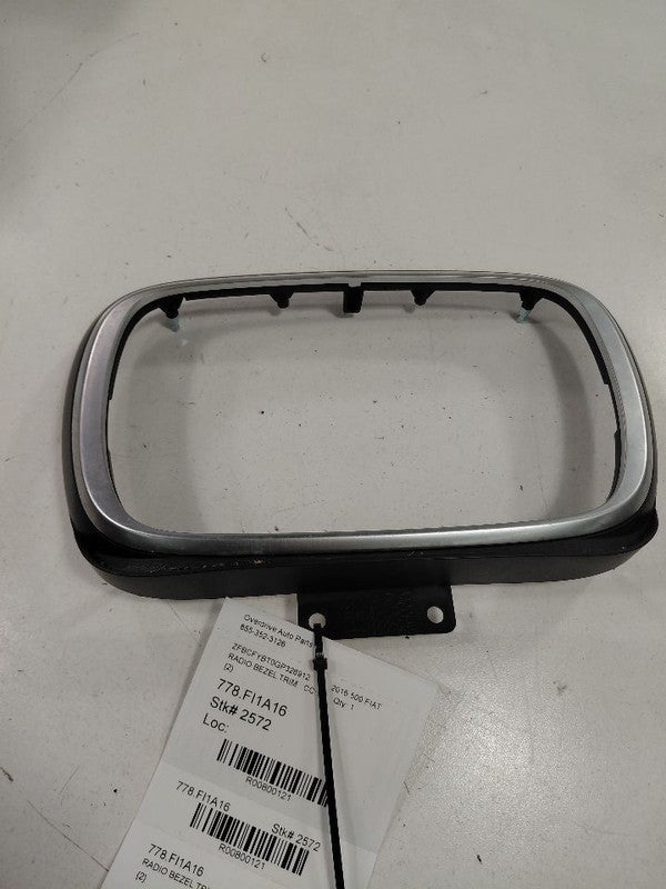 Fiat 500 Radio Bezel Trim Dash Surround  2016 2017 2018 OEM