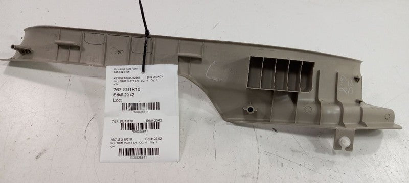 Subaru Legacy Sill Trim Plate Door Jam Threshold Left Rear 2010 2011 2