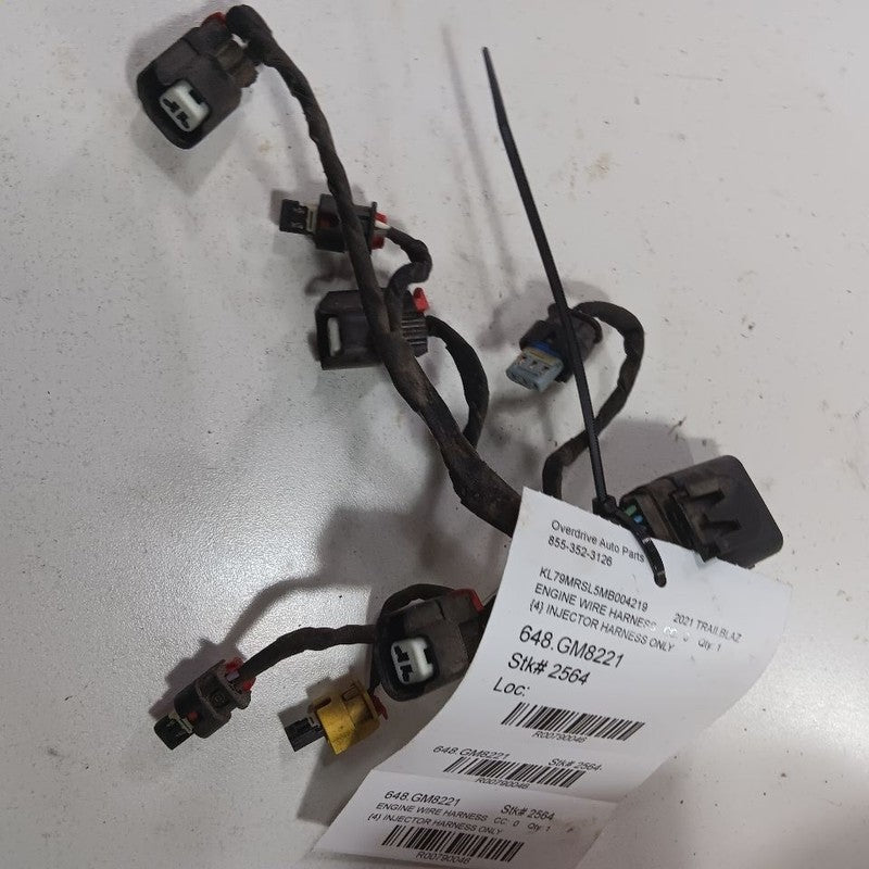 Chevy Trailblazer Engine Injector Wire Harness 1.3 2021 2022 2023