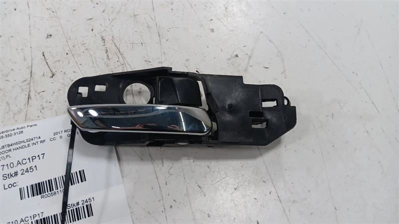 Acura RDX Door Handle Right Passenger Front Interior Inside  2016 2017