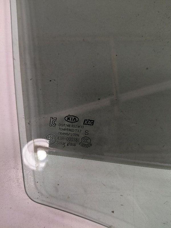 Passenger Right Front Door Glass Window Solar Fits 14-19 Kia Soul