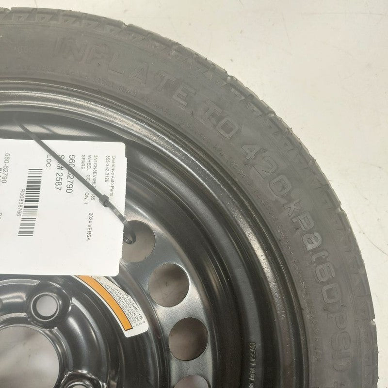 Wheel 15x4 Compact Spare Rim and Tire Fits 18-24 Nissan Kicks OEM