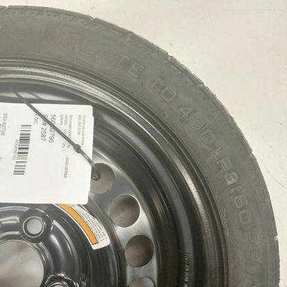 Wheel 15x4 Compact Spare Rim and Tire Fits 18-24 Nissan Kicks OEM