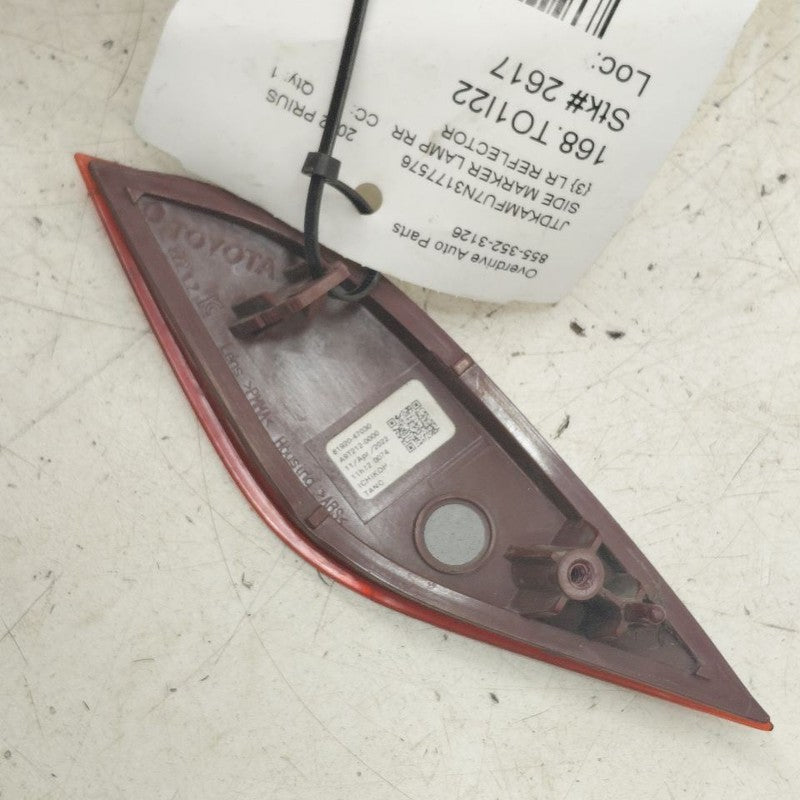 Toyota Prius Left Rear Side Reflector 2022 2021 2020