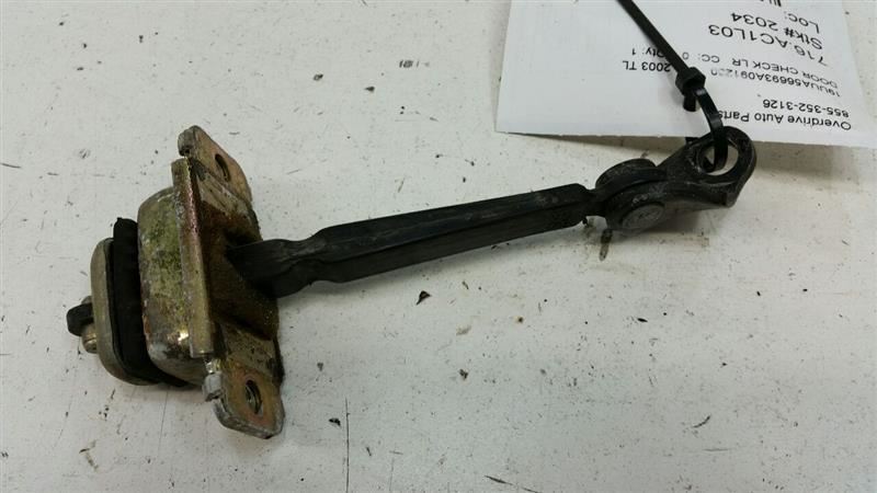 2003 Acura TL Door Check Left Rear Hinge Stop Stopper Detent 2001 2002