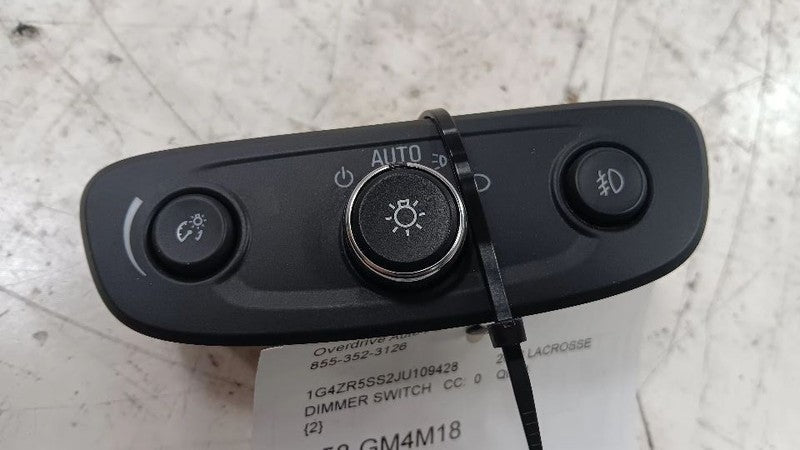 Buick Lacrosse Dimmer Switch Dash Light Dimmer Control  2017 2018 2019