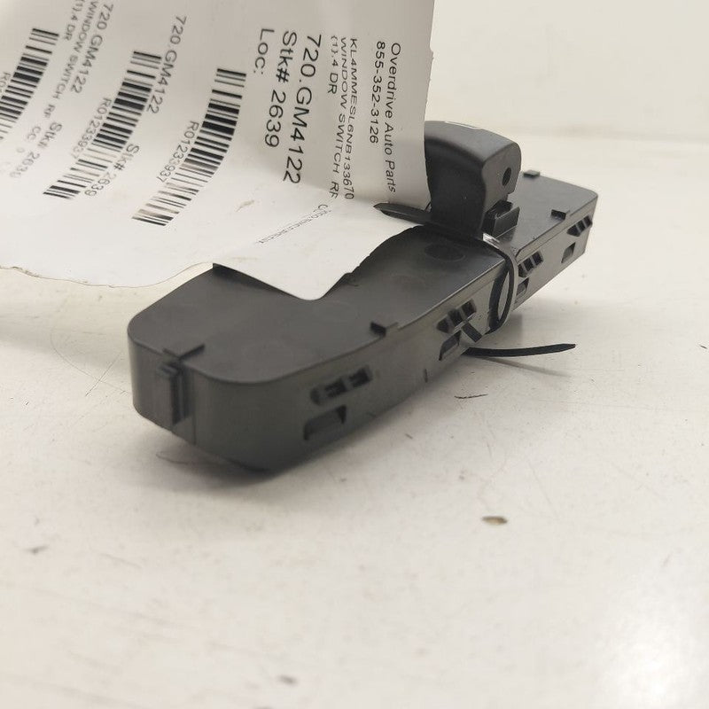 Buick Encore GX Power Window Switch Right Passenger Front  2022 2023 2