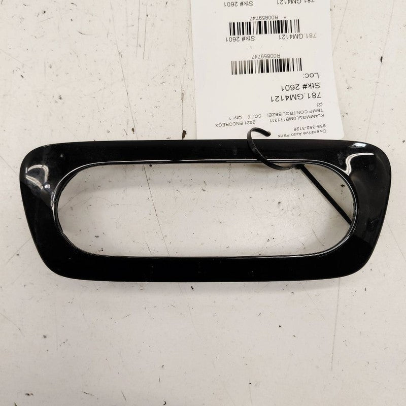Buick Encore GX Temp Temperature Control Bezel Surround Dash Trim 2020
