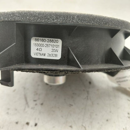 Toyota Prius Speaker Left Driver Rear  2022 2021 2020