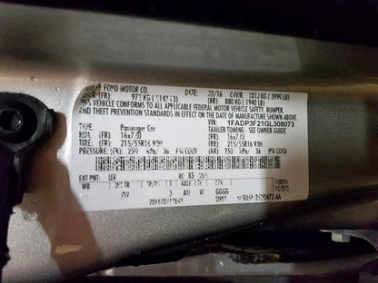  2016 FORD FOCUS Flap Door Motor Heater AC Door Actuator 2014 2015 2017 2018